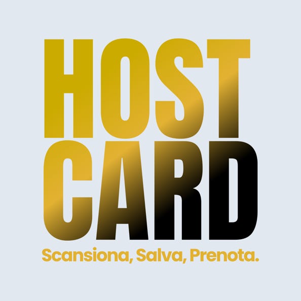 HostCard: crea gratis la tua vCard digitale con QR Code. Biglietto da visita smart per host e viaggiatori, compatibile iOS e Android