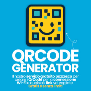 Generatore Qrcode Wifi e LInk gratis per sempre
